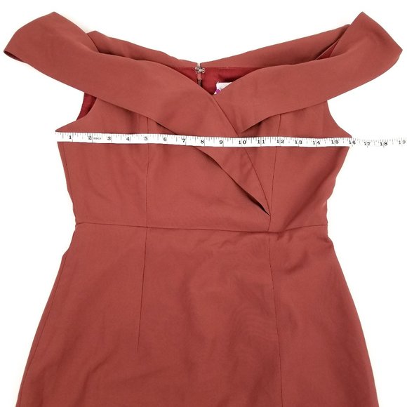 ONE ONE SIX Off Shoulder Sweetheart Sheath Dress S - Picture 5 of 13